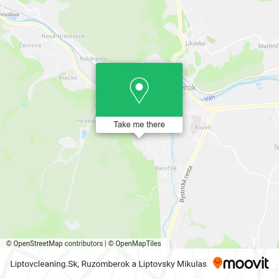Liptovcleaning.Sk map
