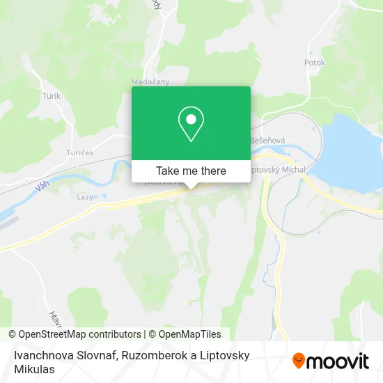 Ivanchnova Slovnaf map