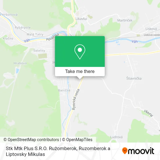 Stk Mtk Plus S.R.O. Ružomberok map