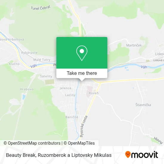 Beauty Break map