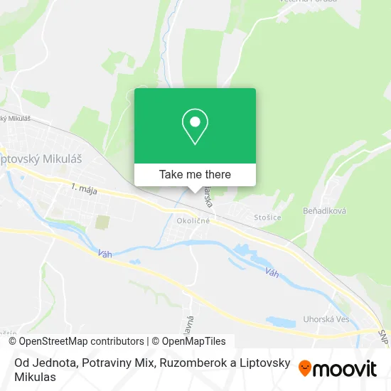 Od Jednota, Potraviny Mix map