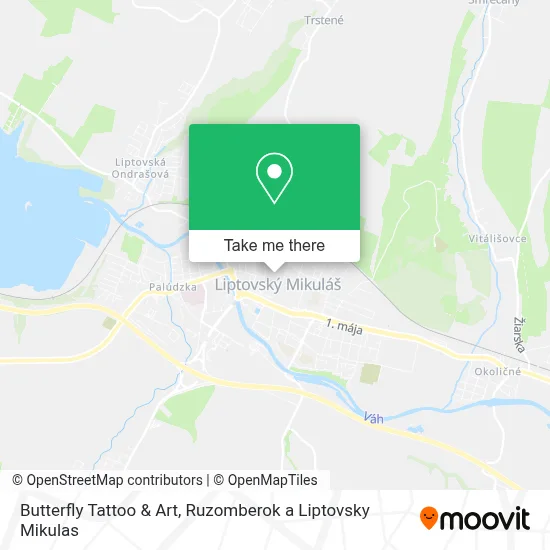 Butterfly Tattoo & Art map