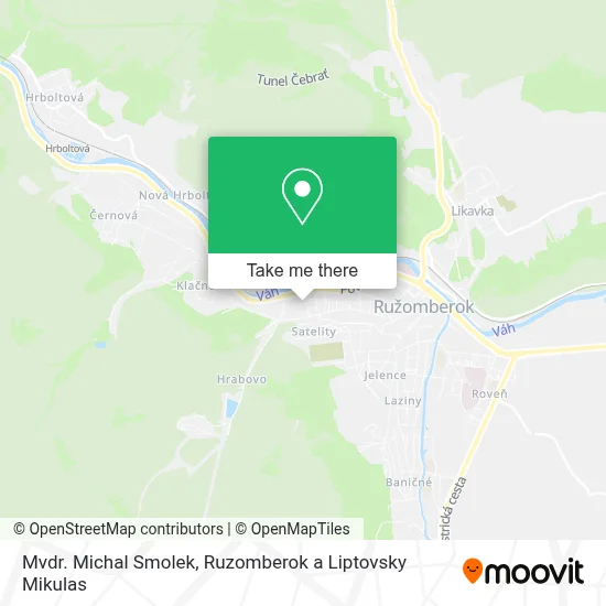 Mvdr. Michal Smolek map
