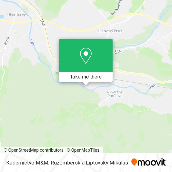 Kadernictvo M&M map