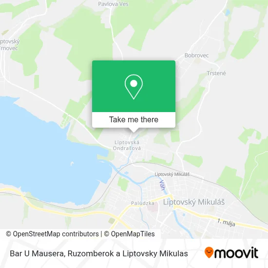 Bar U Mausera map