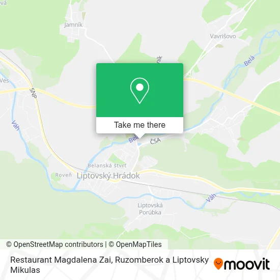 Restaurant Magdalena Zai map