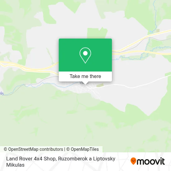 Land Rover 4x4 Shop map