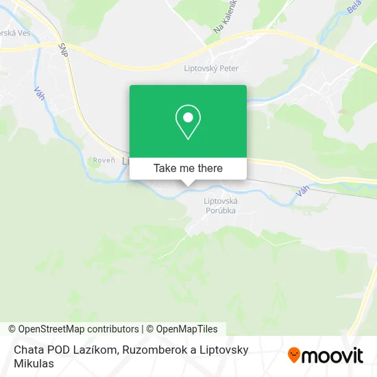 Chata POD Lazíkom map