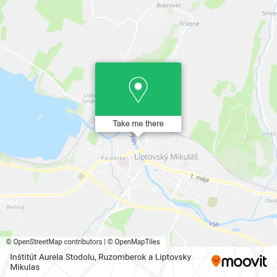 Inštitút Aurela Stodolu map