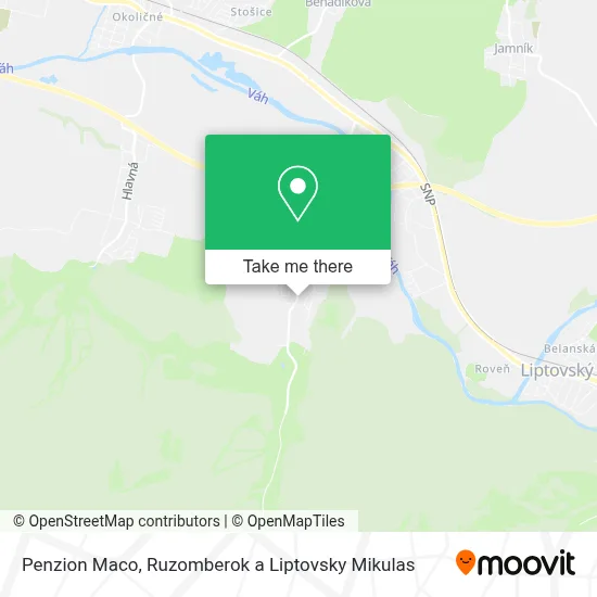 Penzion Maco map