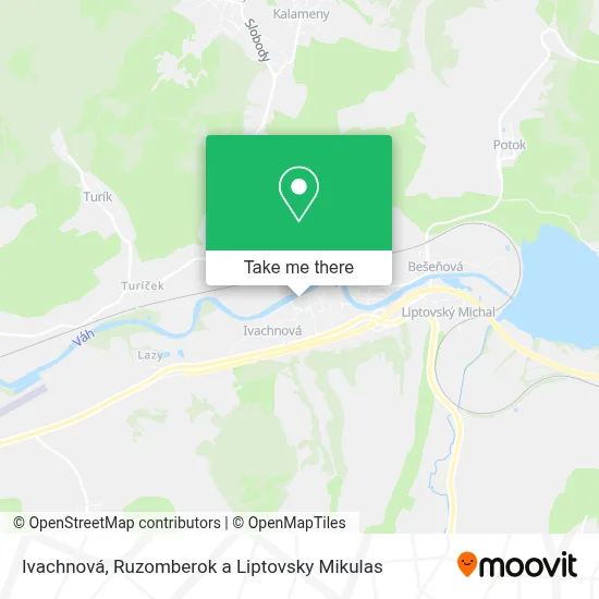Ivachnová map