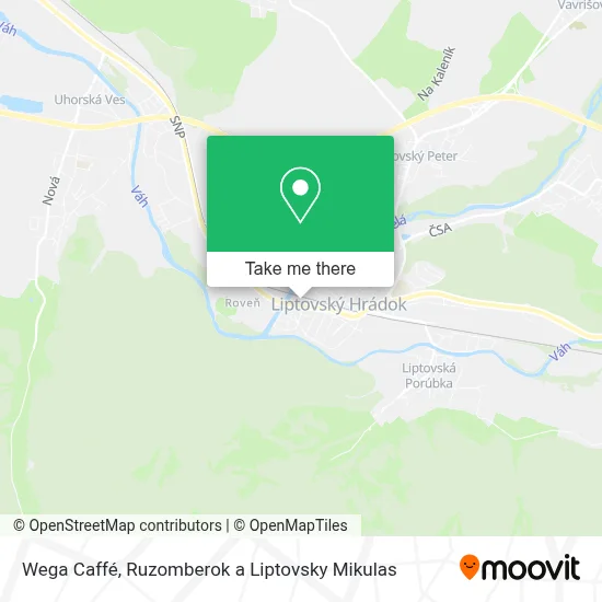 Wega Caffé map
