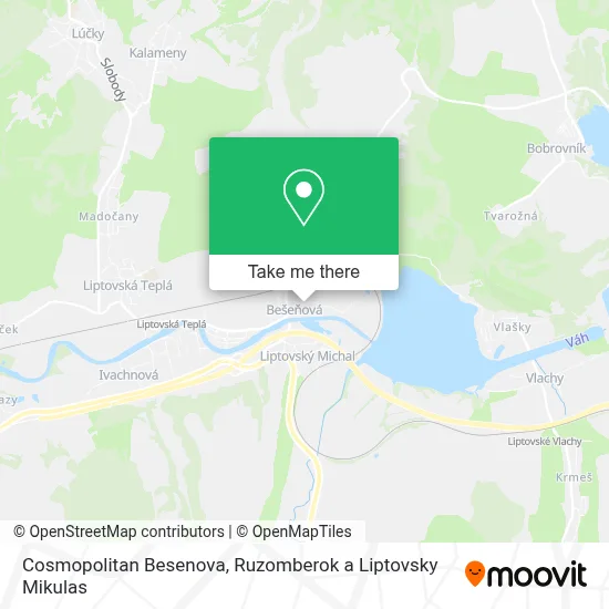 Cosmopolitan Besenova map