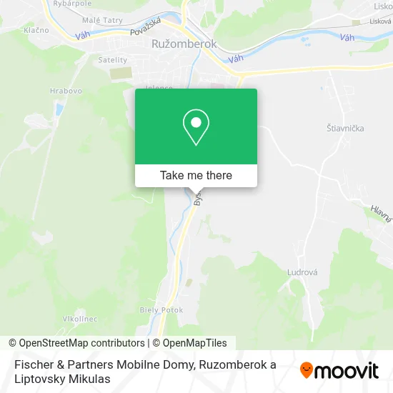 Fischer & Partners Mobilne Domy map