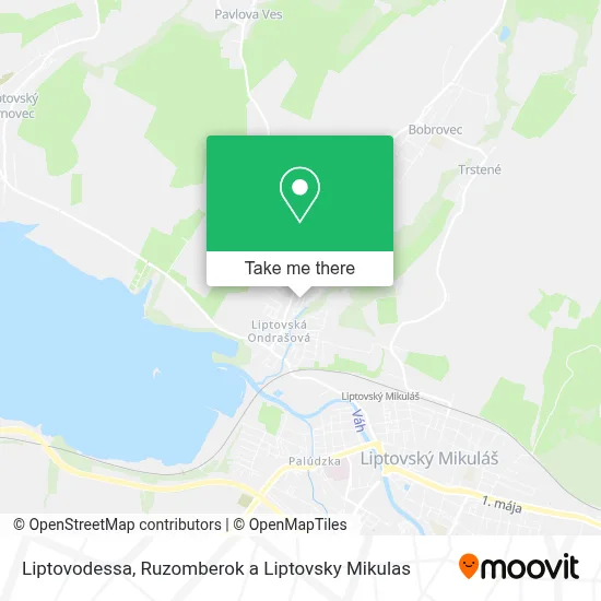 Liptovodessa map
