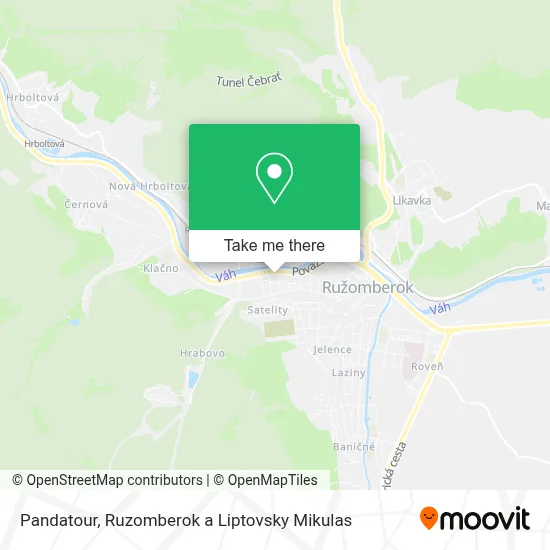 Pandatour map