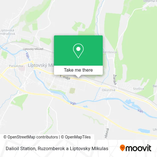 Dalioil Station map