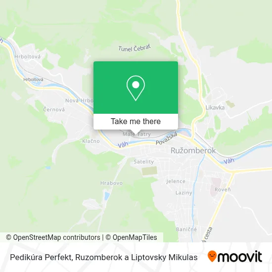 Pedikúra Perfekt map