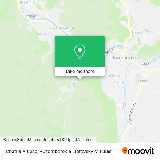 Chatka V Lese map