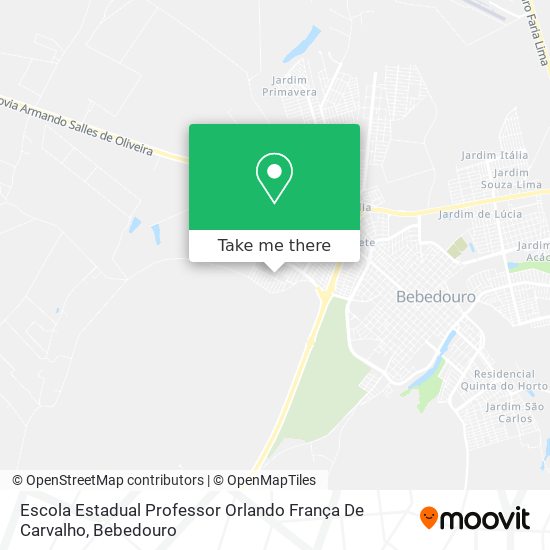 Escola Estadual Professor Orlando França De Carvalho map