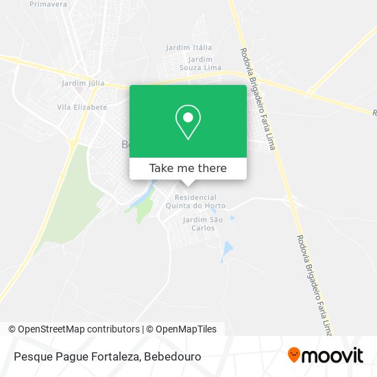 Pesque Pague Fortaleza map