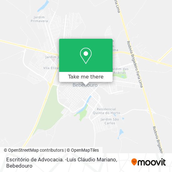 Escritório de Advocacia. -Luís Cláudio Mariano map