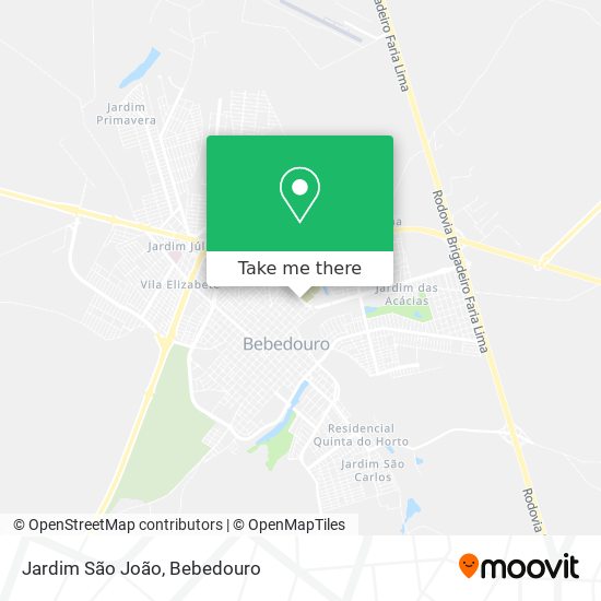 Jardim São João map