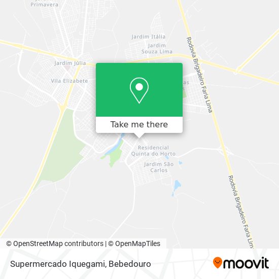 Supermercado Iquegami map