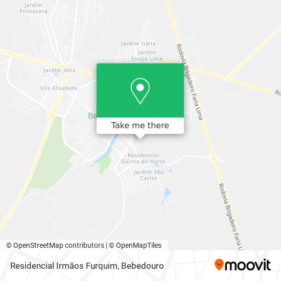 Residencial Irmãos Furquim map