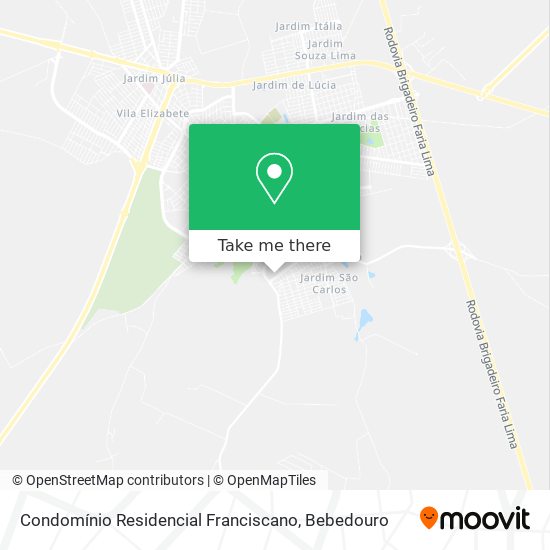Condomínio Residencial Franciscano map