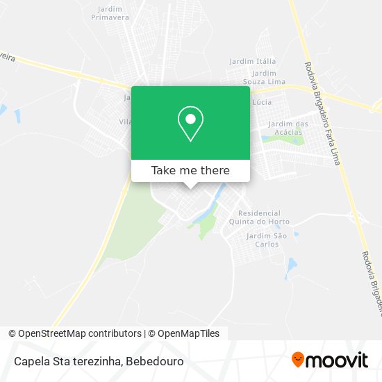 Capela Sta terezinha map
