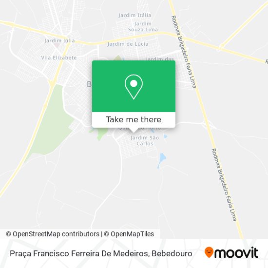 Praça Francisco Ferreira De Medeiros map