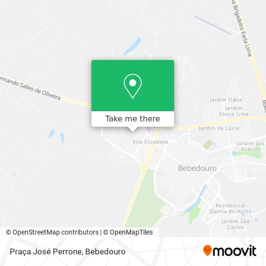 Praça José Perrone map