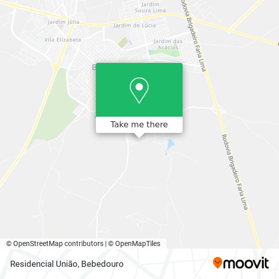 Residencial União map