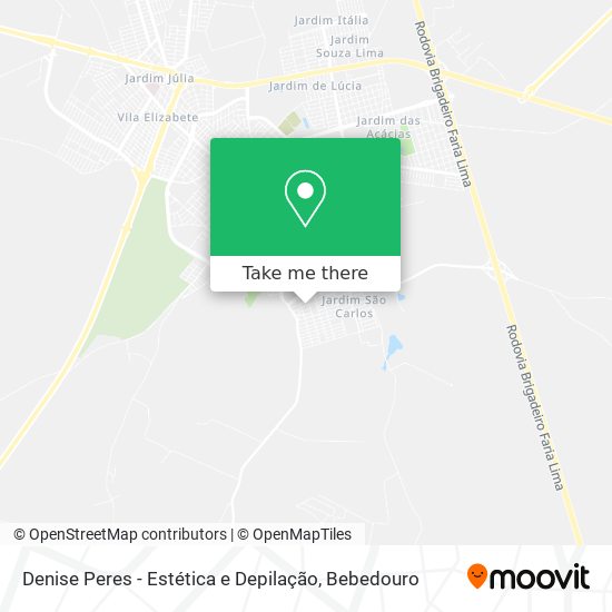 Denise Peres - Estética e Depilação map