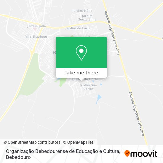 Organização Bebedourense de Educação e Cultura map