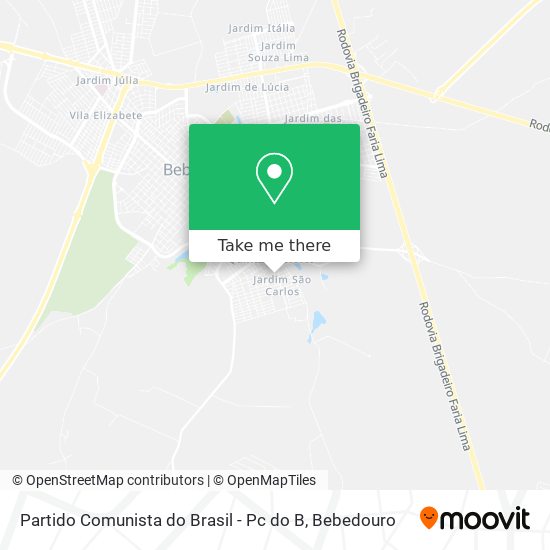 Partido Comunista do Brasil - Pc do B map