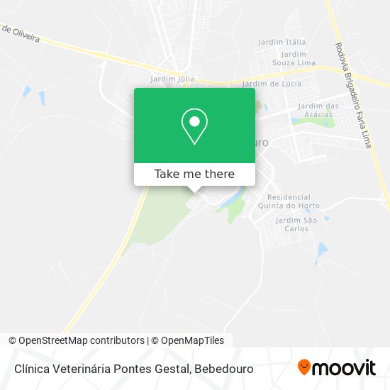 Clínica Veterinária Pontes Gestal map