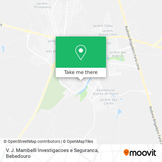 V. J. Mambelli Investigacoes e Seguranca map