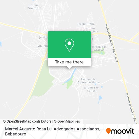 Marcel Augusto Rosa Lui Advogados Associados map