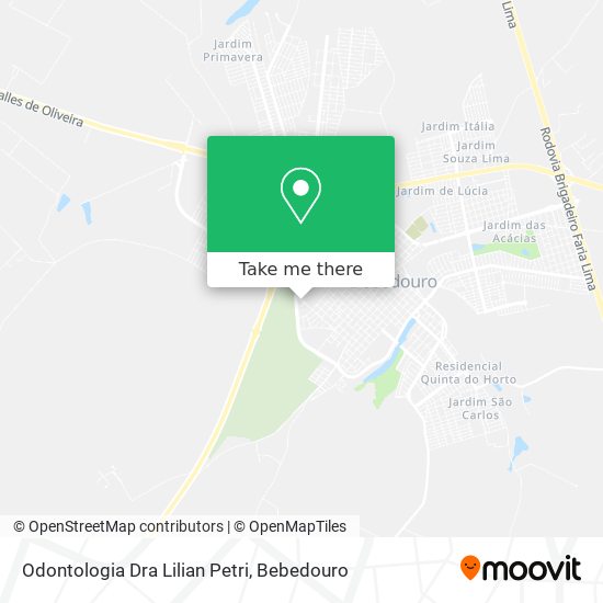 Odontologia Dra Lilian Petri map