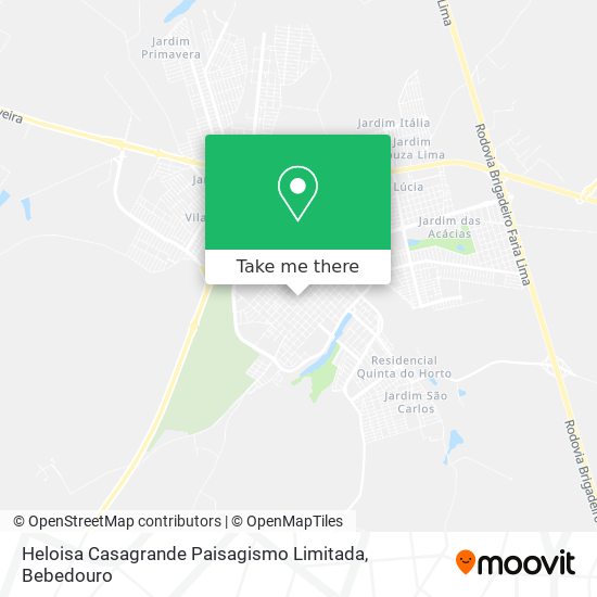 Heloisa Casagrande Paisagismo Limitada map