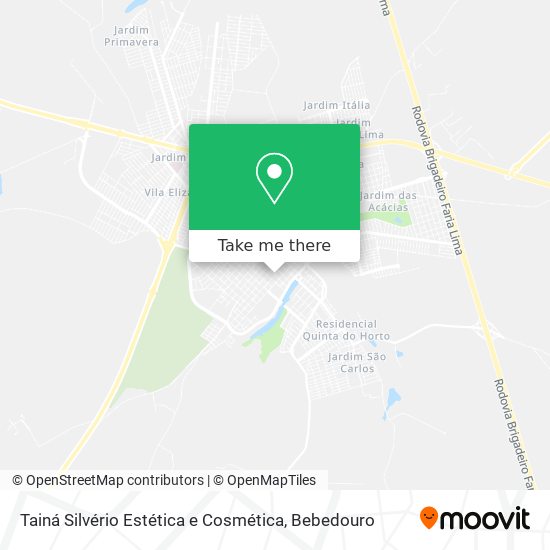 Tainá Silvério Estética e Cosmética map