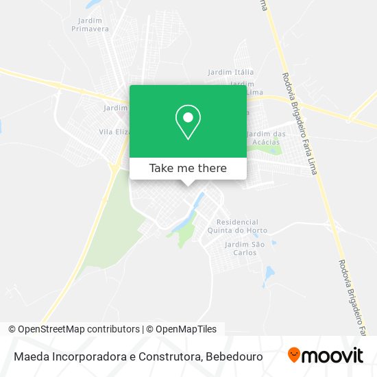 Maeda Incorporadora e Construtora map