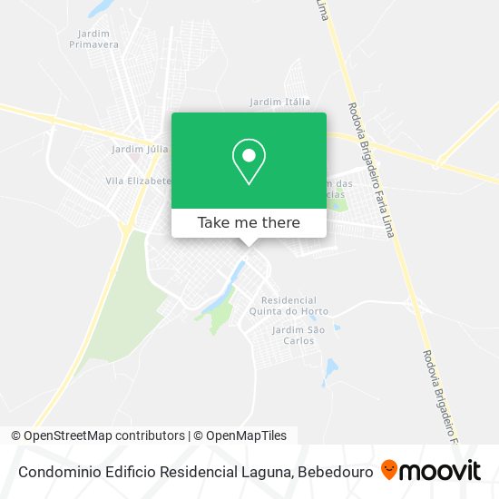 Condominio Edificio Residencial Laguna map