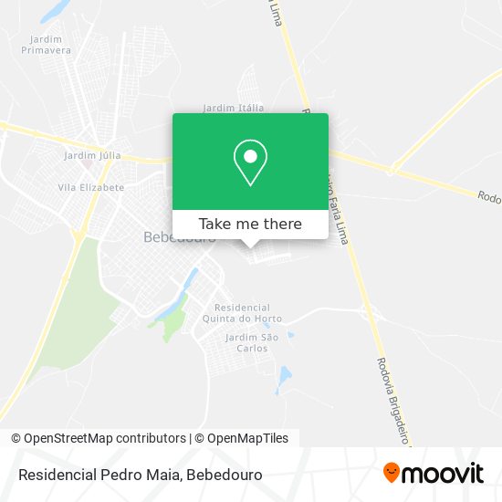 Residencial Pedro Maia map