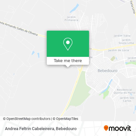 Andrea Feltrin Cabeleireira map