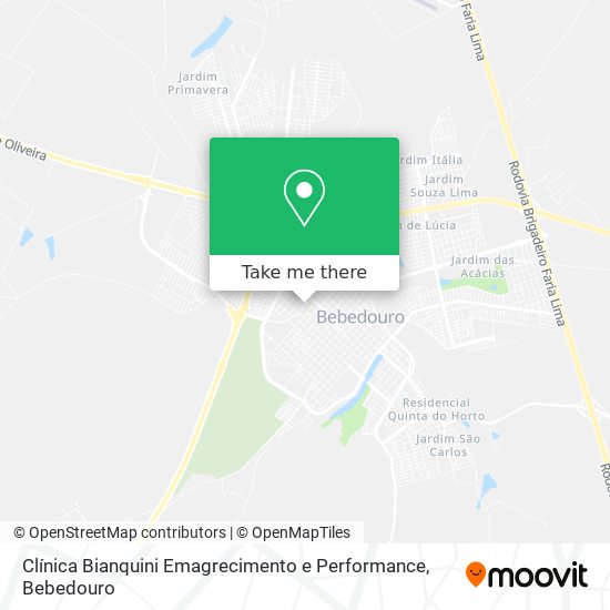 Clínica Bianquini Emagrecimento e Performance map
