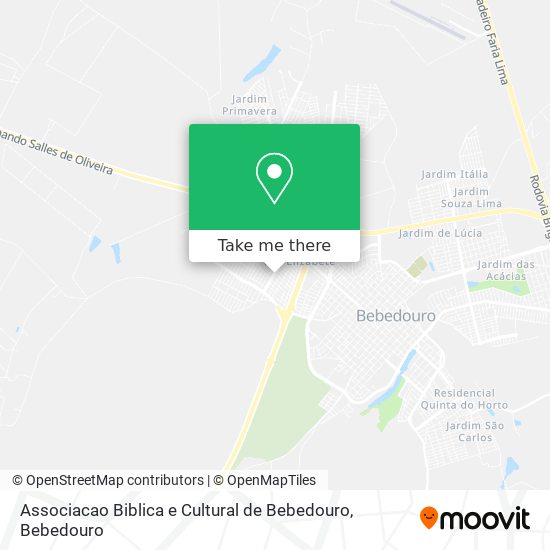 Associacao Biblica e Cultural de Bebedouro map