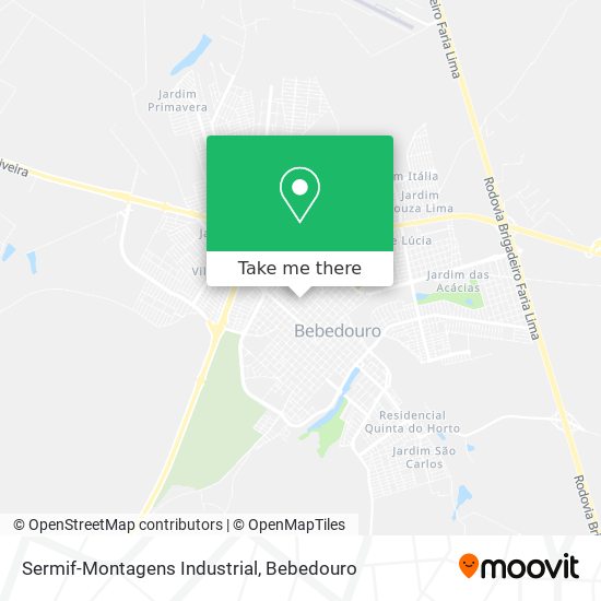 Sermif-Montagens Industrial map